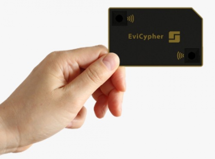 La targeta de xifratge 'contactless'.